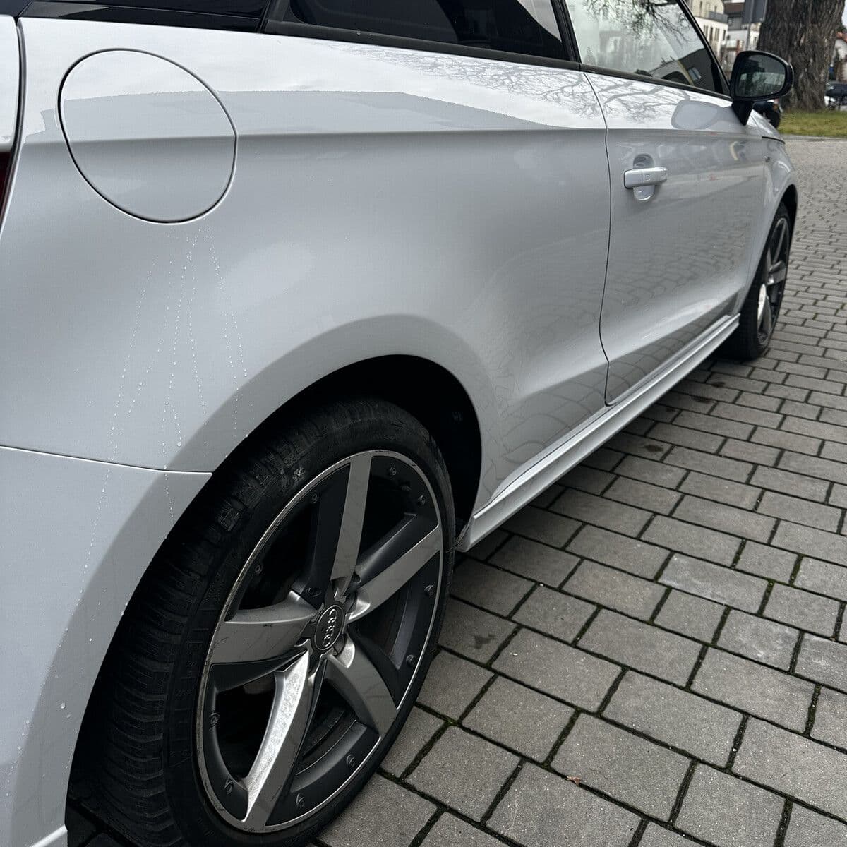 Audi A1 — błotnik tylny, nadkole po naprawie powypadkowej w Fleet Team