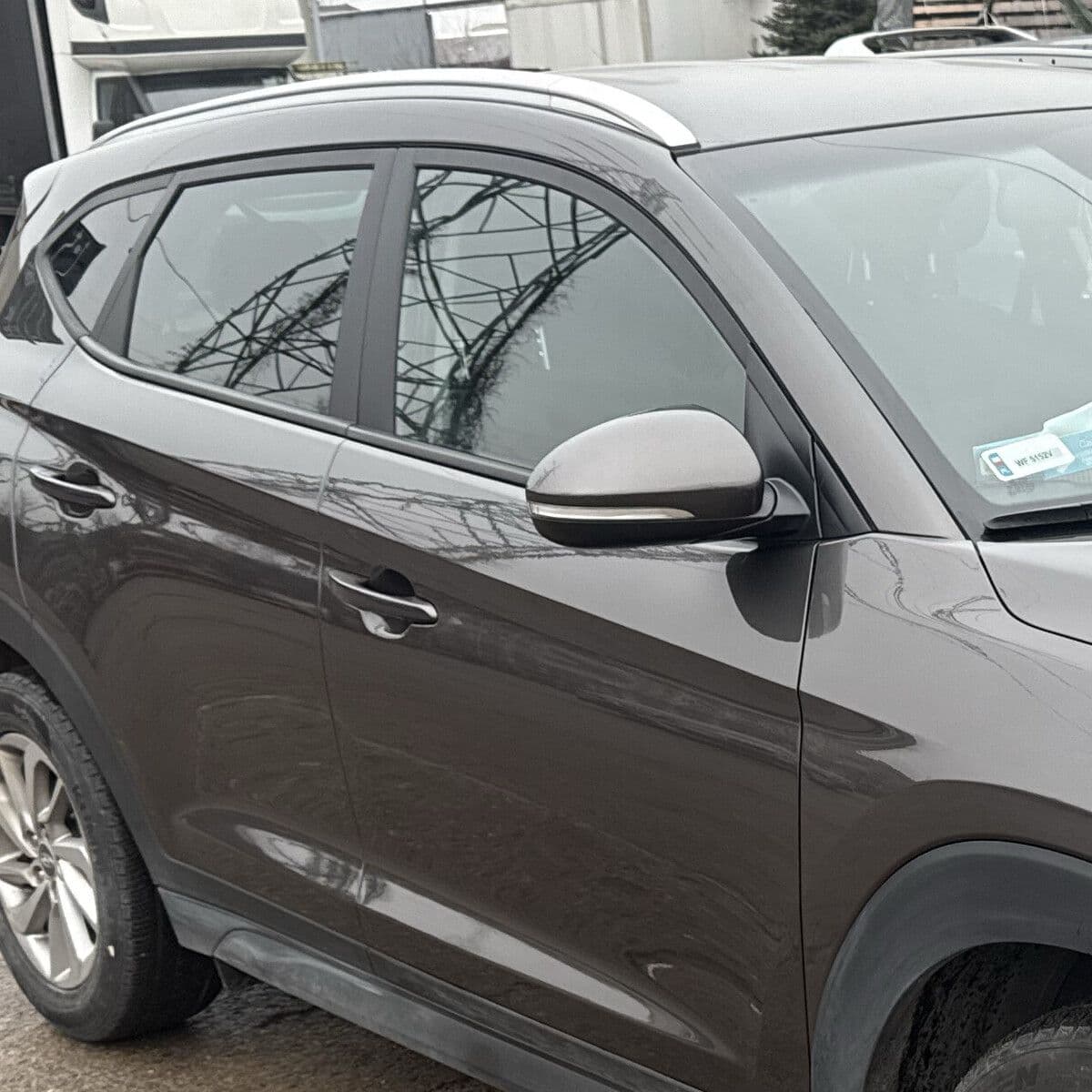 Hyundai Tucson — drzwi przednie i tylne, próg po naprawie powypadkowej w Fleet Team