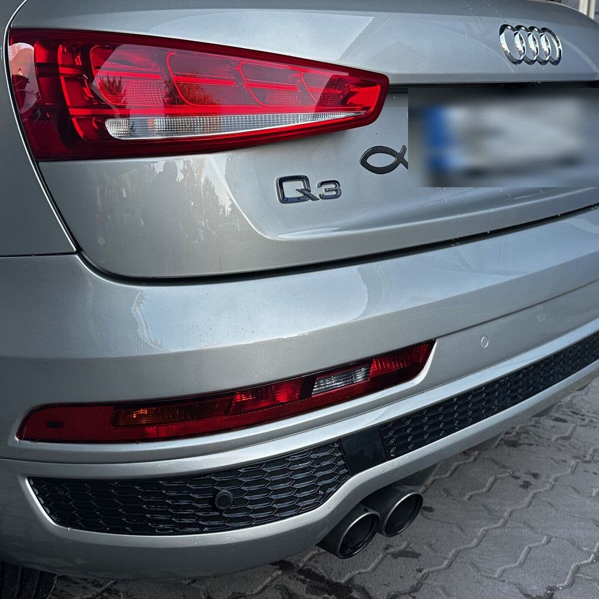 Audi Q3 — zderzak tylny po naprawie powypadkowej w Fleet Team